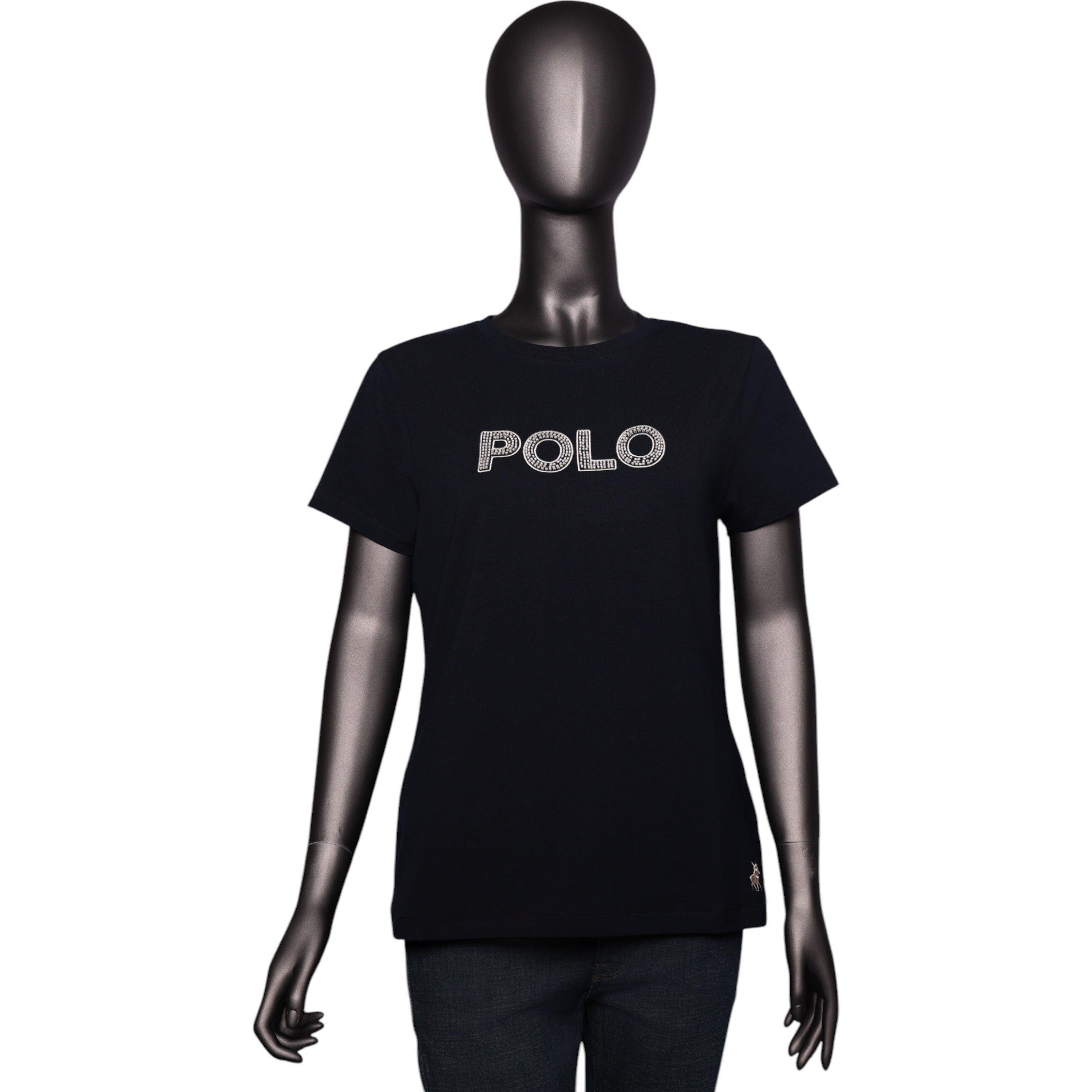 Polo T-Shirt Ladies Dakota Logo Navy